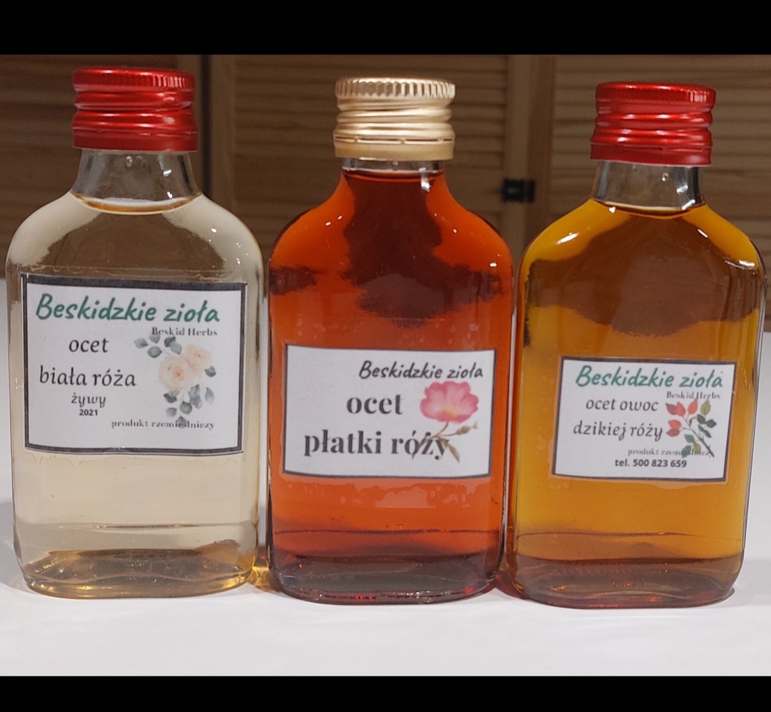 Ocet owoc dzikiej róży | 100 ml - obrazek 2