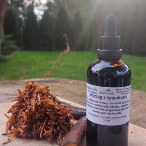 Żywokost, Wyciąg z korzenia, Rwa kulszowa, Bóle stawów 100 ml