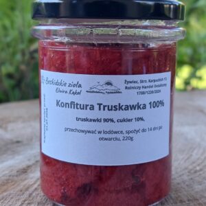 Konfitura Truskawka 100% 220g