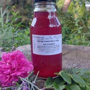 Syrop Lawenda z Różą i z miodem 330 ml